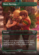 Many Partings (Borderless Alternate Art) [The Lord of the Rings: Tales of Middle-Earth] - Destination Retro
