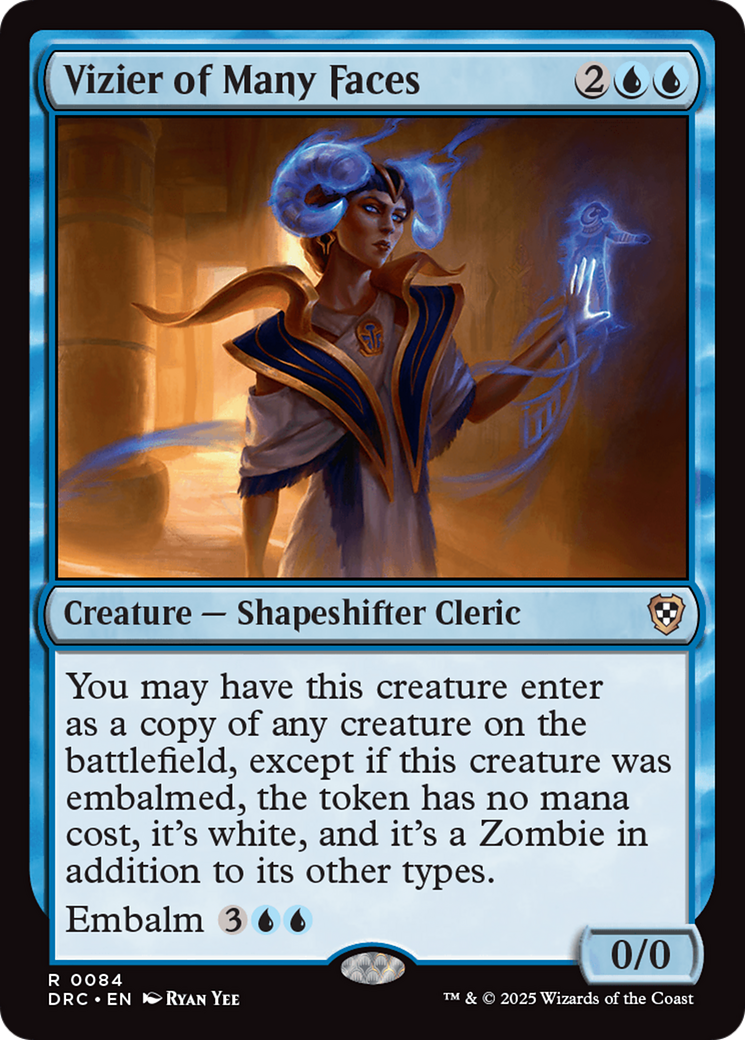Vizier of Many Faces [Aetherdrift Commander] - Destination Retro