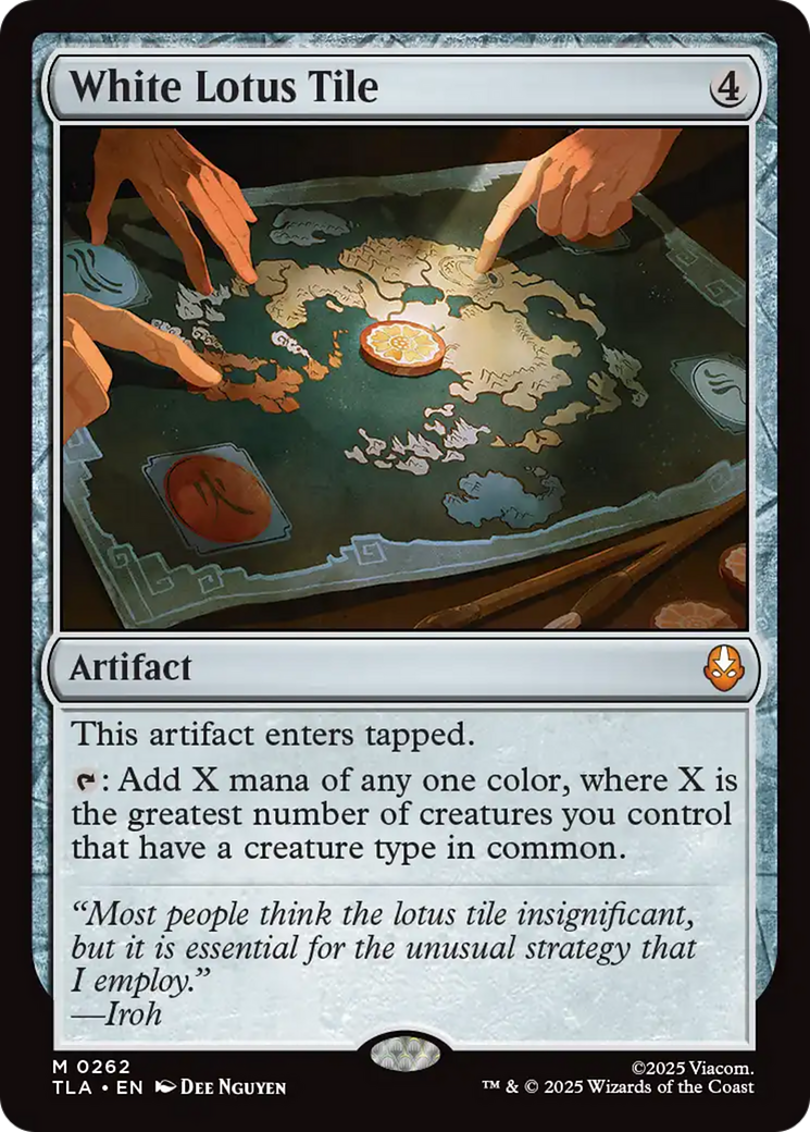White Lotus Tile [Avatar: The Last Airbender] - Destination Retro