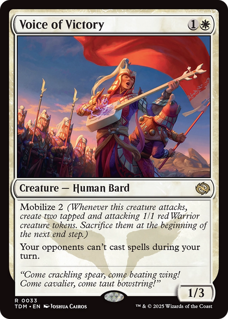 Voice of Victory [Tarkir: Dragonstorm] - Destination Retro