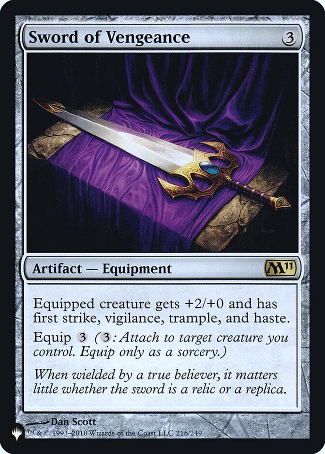 Sword of Vengeance [Secret Lair: Heads I Win, Tails You Lose] - Destination Retro