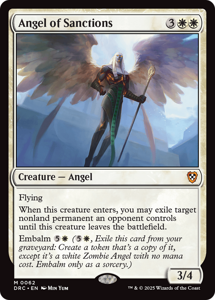 Angel of Sanctions [Aetherdrift Commander] - Destination Retro