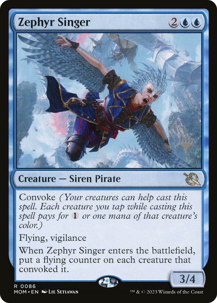 Zephyr Singer (Promo Pack) [March of the Machine Promos] - Destination Retro