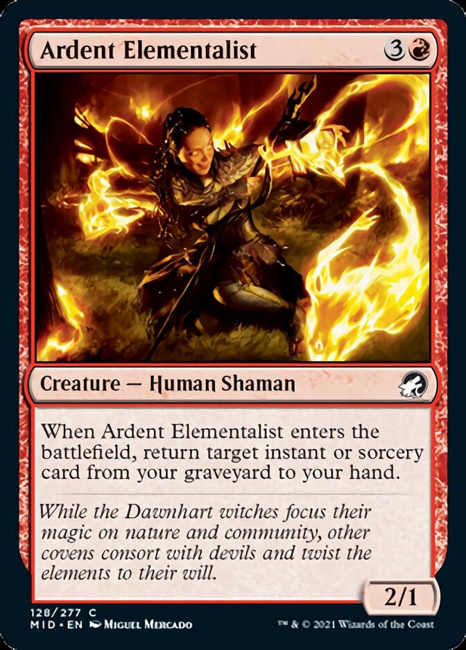 Ardent Elementalist [Innistrad: Midnight Hunt] - Destination Retro