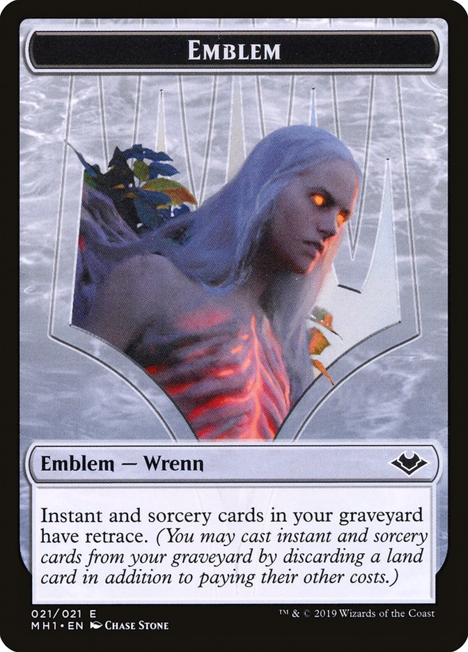 Soldier (004) // Wrenn and Six Emblem (021) Double-Sided Token [Modern Horizons Tokens] - Destination Retro