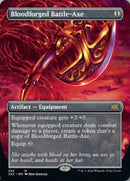 Bloodforged Battle-Axe (Borderless Alternate Art) [Double Masters 2022] - Destination Retro