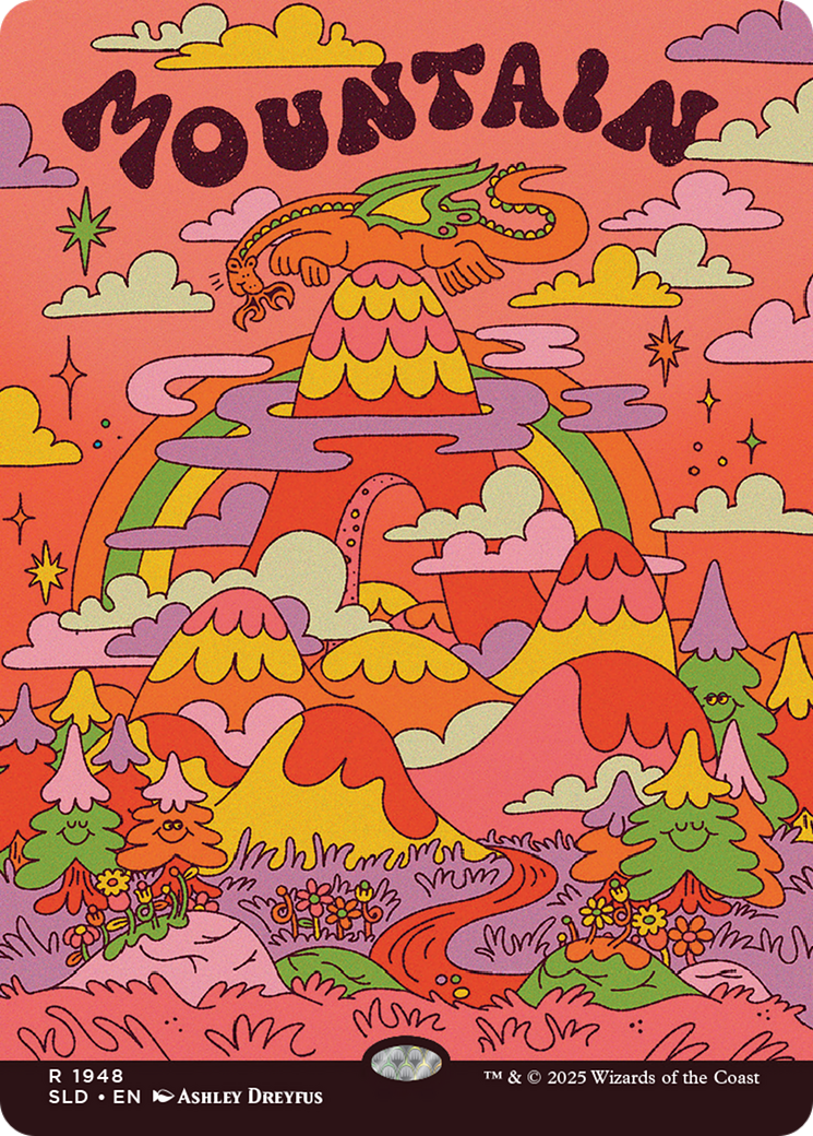 Mountain (1948) (Rainbow Foil) [Secret Lair Drop Series] - Destination Retro