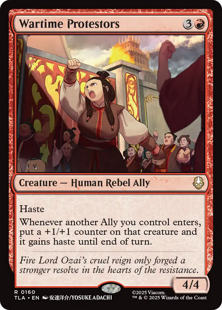 Wartime Protestors [Avatar: The Last Airbender] - Destination Retro