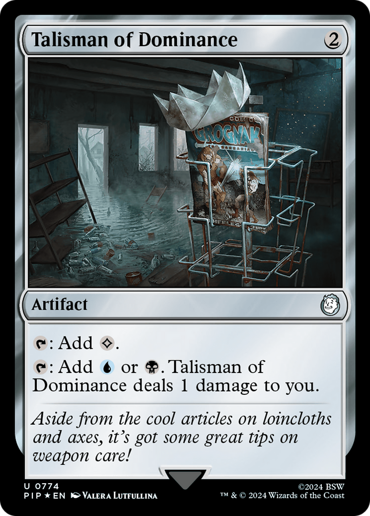 Talisman of Dominance (Surge Foil) [Fallout] - Destination Retro