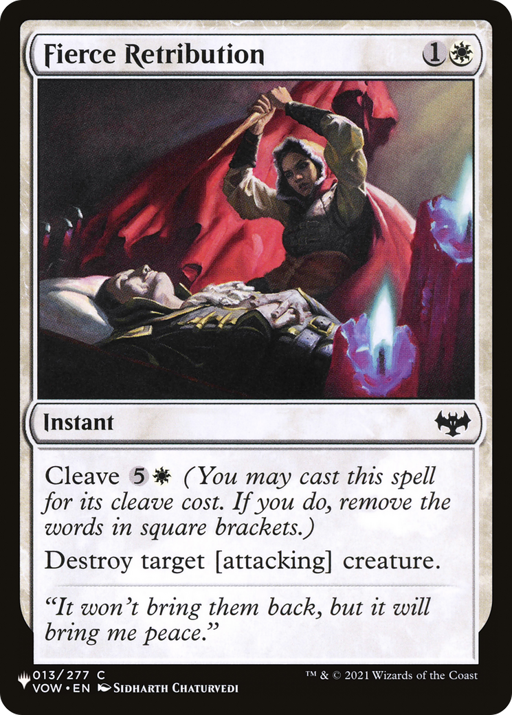 Fierce Retribution [The List] - Destination Retro