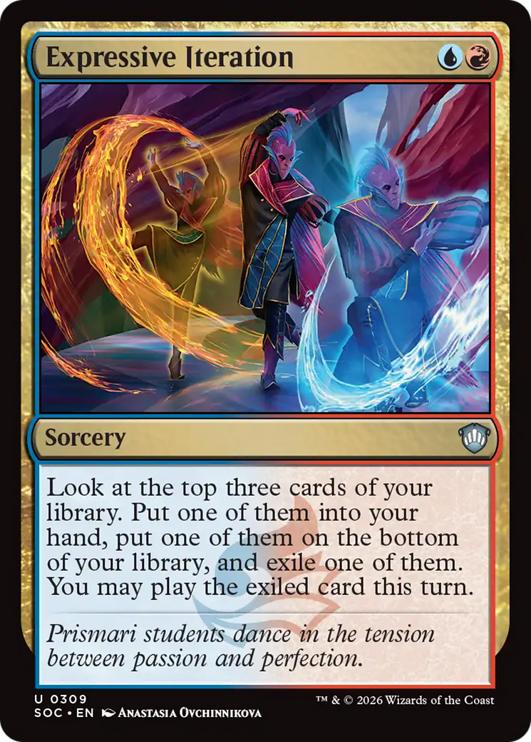 Expressive Iteration [Secrets of Strixhaven Commander] - Destination Retro