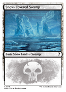 Snow-Covered Swamp (White Border) [Mystery Booster 2] - Destination Retro