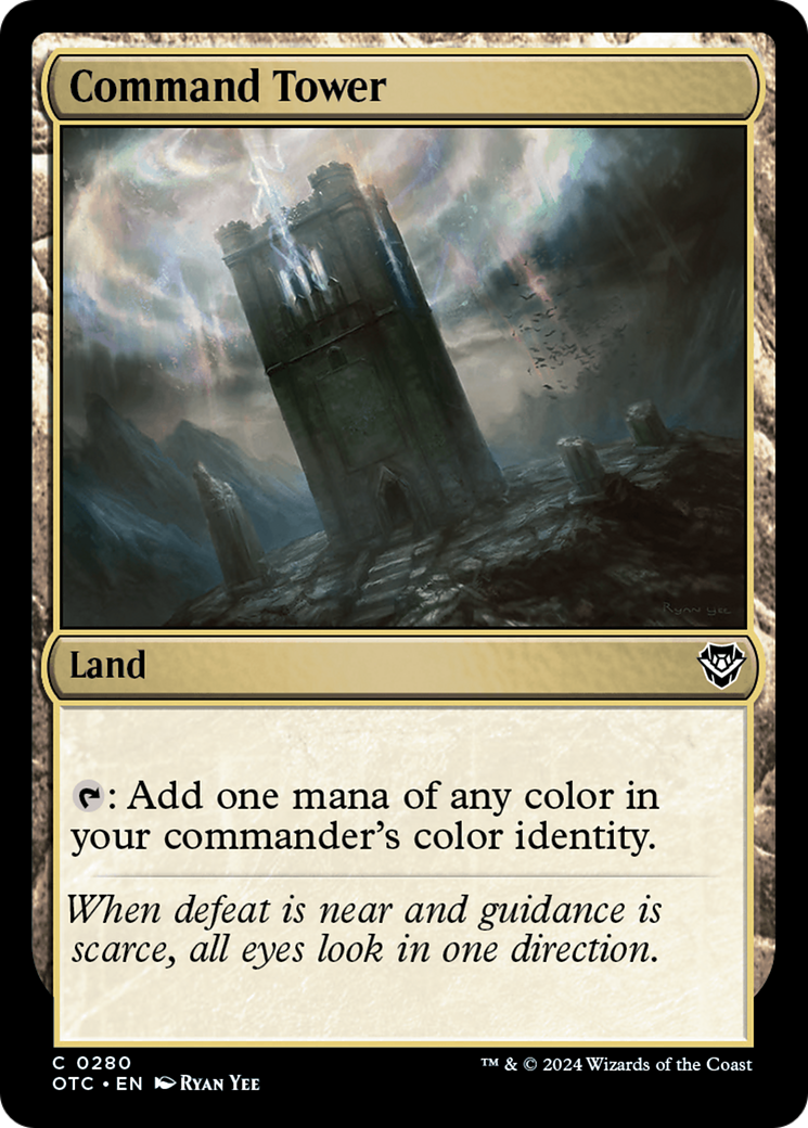 Command Tower [Outlaws of Thunder Junction Commander] - Destination Retro