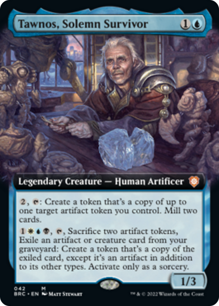 Tawnos, Solemn Survivor (Extended Art) [The Brothers' War Commander] - Destination Retro
