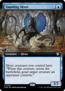 Taunting Sliver (Extended Art) [Commander Masters] - Destination Retro