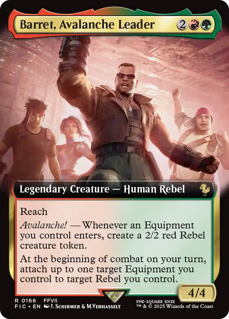 Barret, Avalanche Leader (Extended Art) [FINAL FANTASY Commander] - Destination Retro