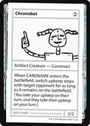 Chronobot (2021 Edition) [Mystery Booster Playtest Cards] - Destination Retro