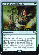 As Luck Would Have It (Unfinity Foil Edition) [The List] - Destination Retro