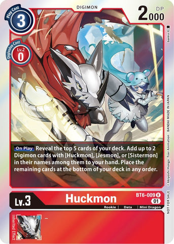 Huckmon [BT6-009] (Event Pack 3) [Double Diamond Promos] - Destination Retro