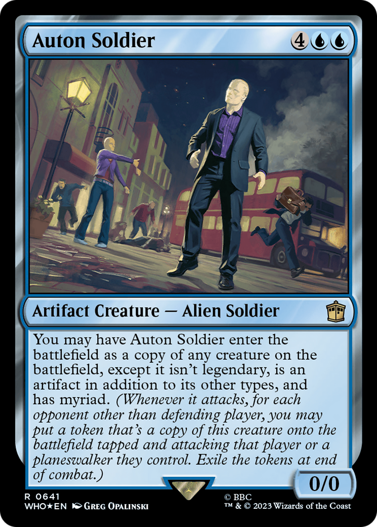 Auton Soldier (Surge Foil) [Doctor Who] - Destination Retro