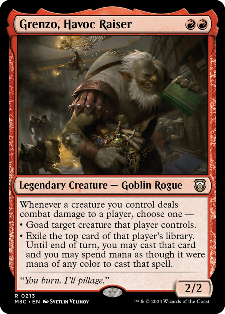 Grenzo, Havoc Raiser (Ripple Foil) [Modern Horizons 3 Commander] - Destination Retro