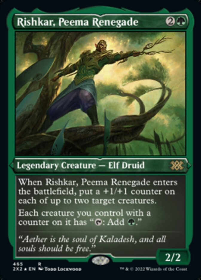 Rishkar, Peema Renegade (Foil Etched) [Double Masters 2022] - Destination Retro