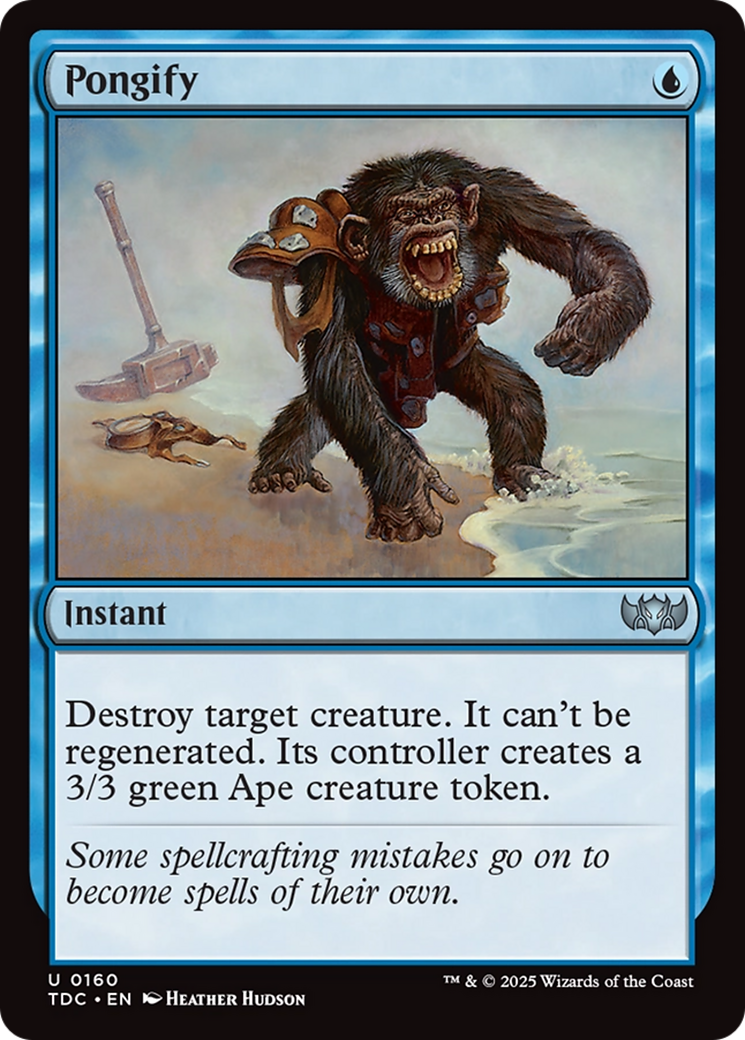 Pongify [Tarkir: Dragonstorm Commander] - Destination Retro