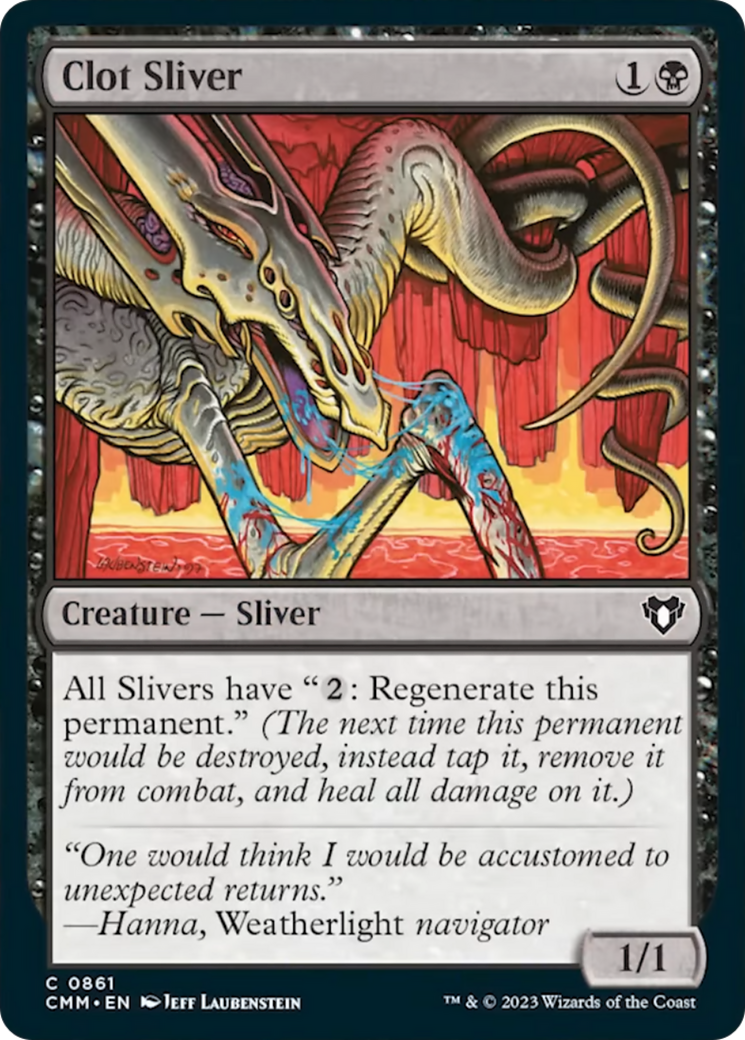 Clot Sliver [Commander Masters] - Destination Retro