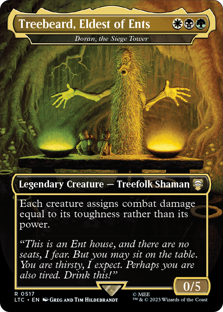 Treebeard, Eldest of Ents - Doran, the Siege Tower (Borderless) [The Lord of the Rings: Tales of Middle-Earth Commander] - Destination Retro