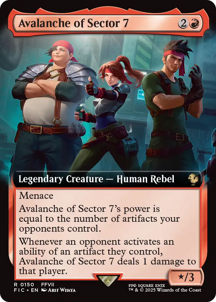 Avalanche of Sector 7 (Extended Art) [FINAL FANTASY Commander] - Destination Retro