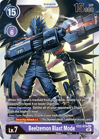 Beelzemon Blast Mode [EX2-074] [Digital Hazard] - Destination Retro