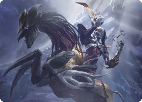 Ria Ivor, Bane of Bladehold Art Card [Phyrexia: All Will Be One Art Series] - Destination Retro