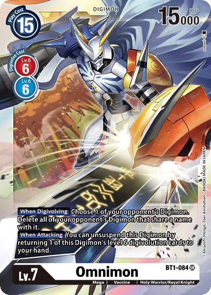 Omnimon [BT1-084] [Release Special Booster Ver.1.0] - Destination Retro