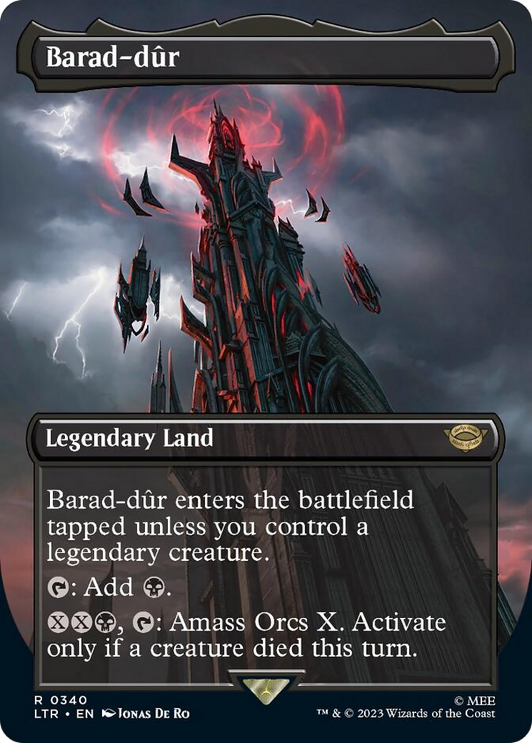 Barad-dur (Borderless Alternate Art) (340) [The Lord of the Rings: Tales of Middle-Earth] - Destination Retro