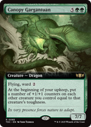 Canopy Gargantuan (Extended Art) [Tarkir: Dragonstorm Commander] - Destination Retro