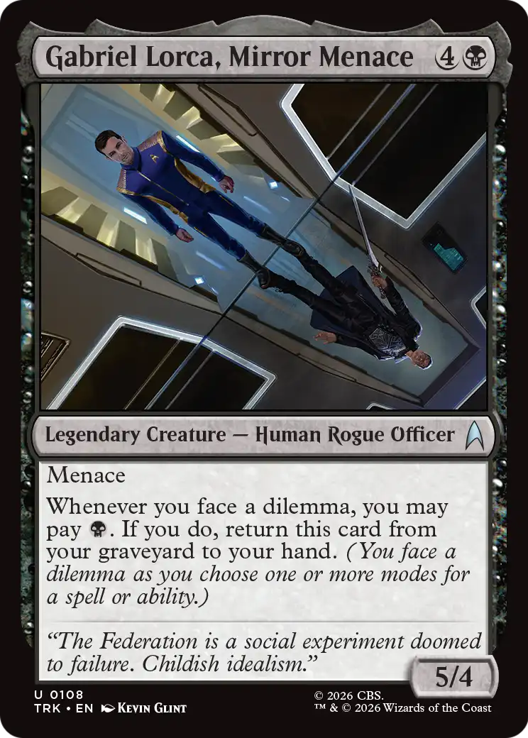 Gabriel Lorca, Mirror Menace [Star Trek] - Destination Retro