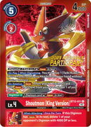 Shoutmon (King Version) [BT12-011] (2023 Regionals Participant) [Across Time Promos] - Destination Retro