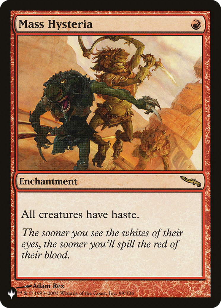 Mass Hysteria [The List] - Destination Retro