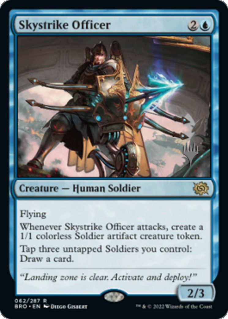 Skystrike Officer (Promo Pack) [The Brothers' War Promos] - Destination Retro