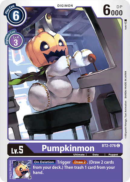 Pumpkinmon [BT2-076] [Release Special Booster Ver.1.0] - Destination Retro