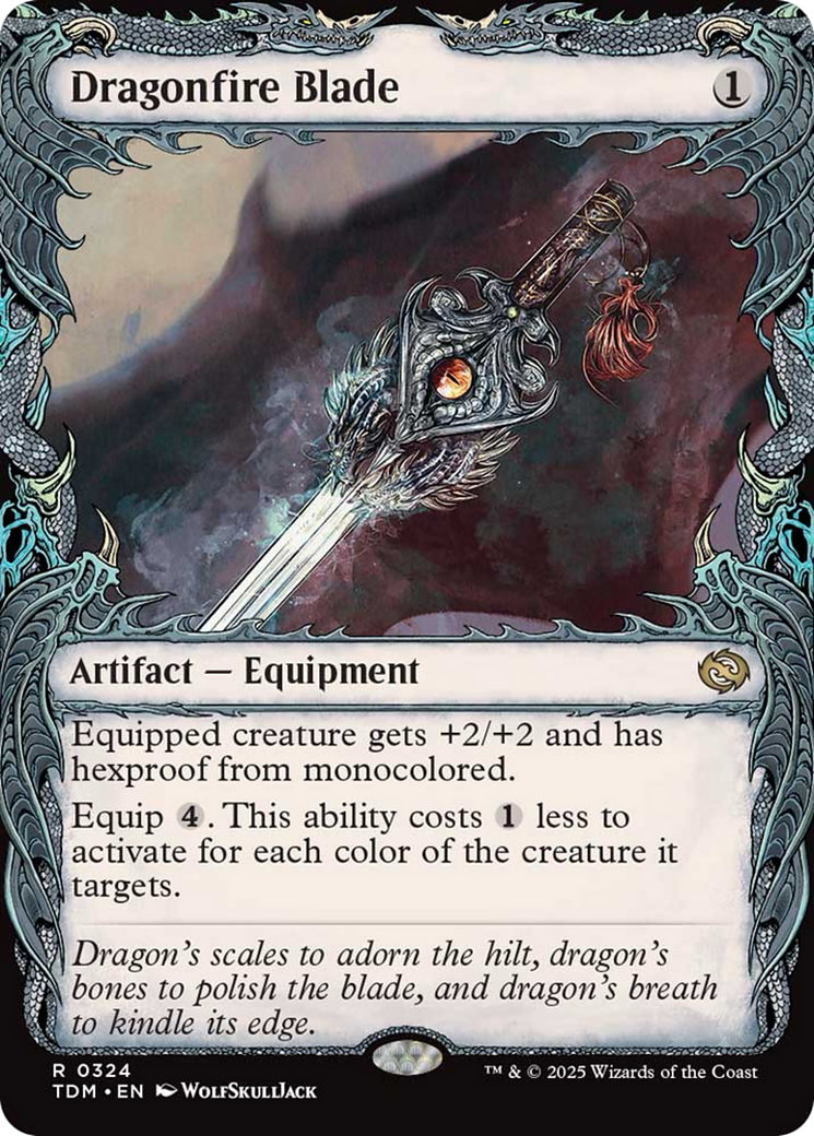 Dragonfire Blade (Showcase) [Tarkir: Dragonstorm] - Destination Retro