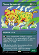 Temur Sabertooth (Borderless) [Secret Lair Drop Series] - Destination Retro