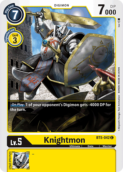 Knightmon [BT5-042] [Battle of Omni] - Destination Retro