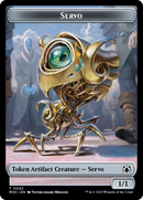 Feather // Servo Double-Sided Token [March of the Machine Commander Tokens] - Destination Retro
