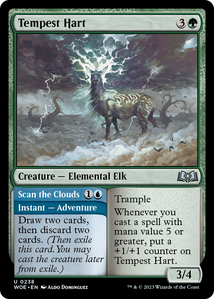 Tempest Hart // Scan the Clouds [Wilds of Eldraine] - Destination Retro