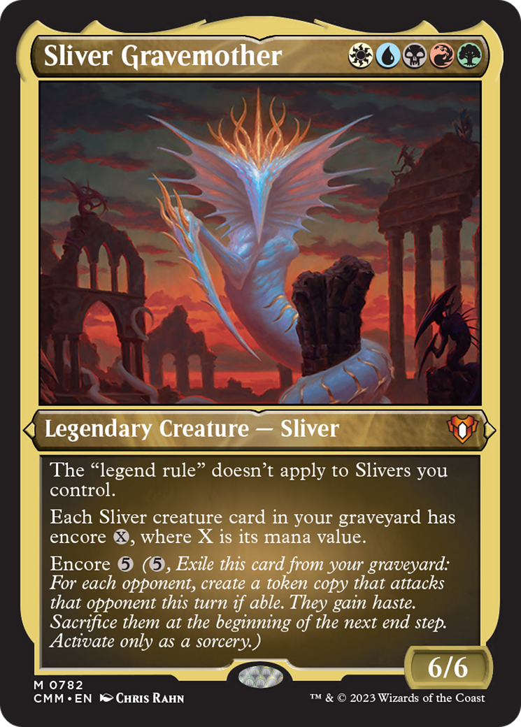 Sliver Gravemother (Display Commander) (Foil Etched) [Commander Masters] - Destination Retro