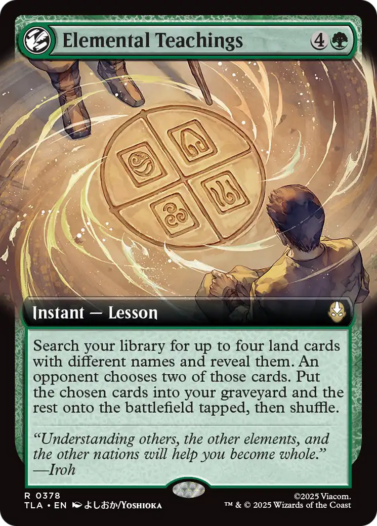 Elemental Teachings (Extended Art) [Avatar: The Last Airbender] - Destination Retro