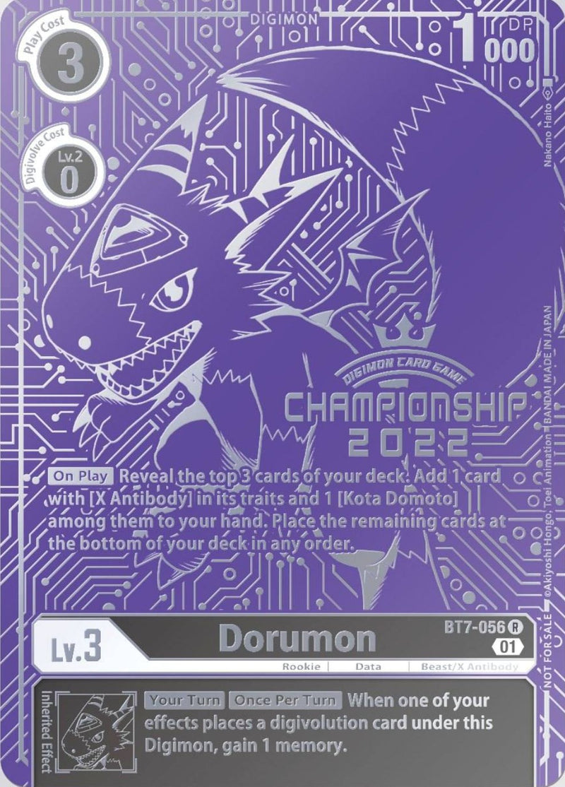 Dorumon [BT7-056] (2022 Championship Finals Top 16) [Next Adventure Promos] - Destination Retro