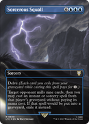 Sorcerous Squall (Borderless) (Surge Foil) [The Lord of the Rings: Tales of Middle-Earth Commander] - Destination Retro