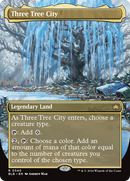 Three Tree City (Borderless) (0340) [Bloomburrow] - Destination Retro